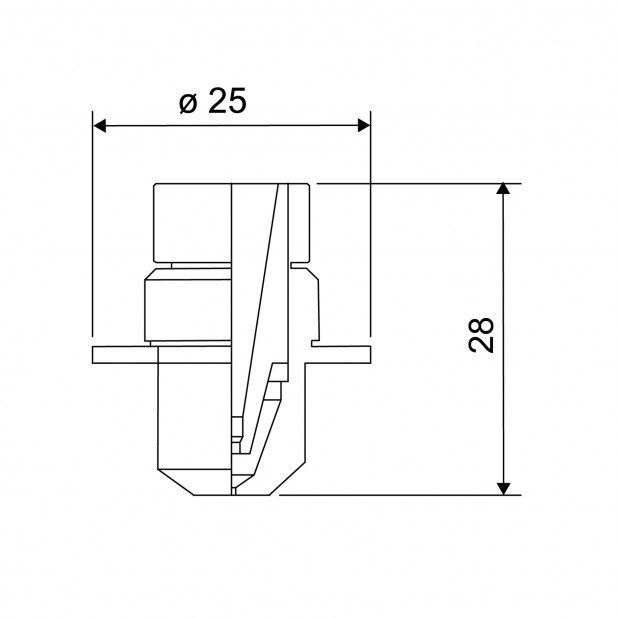 Dvojitá tryska Pencil. Pro laser Mazak.